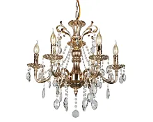 Люстра подвесная Aosta OML-78903-06 Omnilux без плафона на 6 ламп, основание золотое в стиле классический Люстра подвесная Aosta OML-78903-06 Omnilux без плафона на 6 ламп, основание золотое в стиле классический